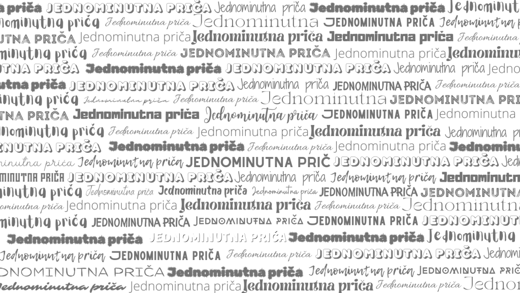 Jednominutna priča – Gradska knjižnica Požega