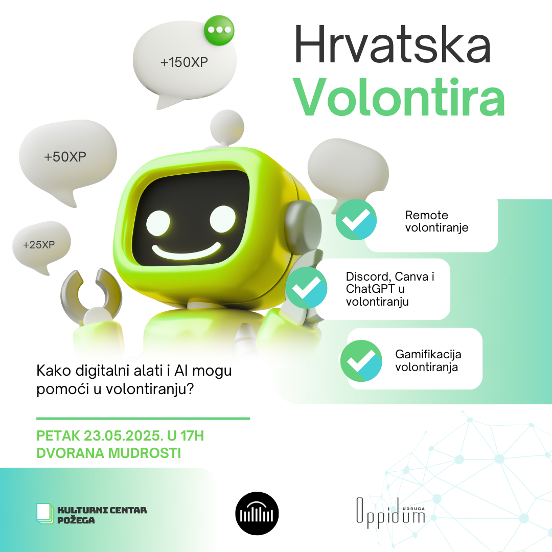 Gradska knjižnica Požega - Hrvatska volontira