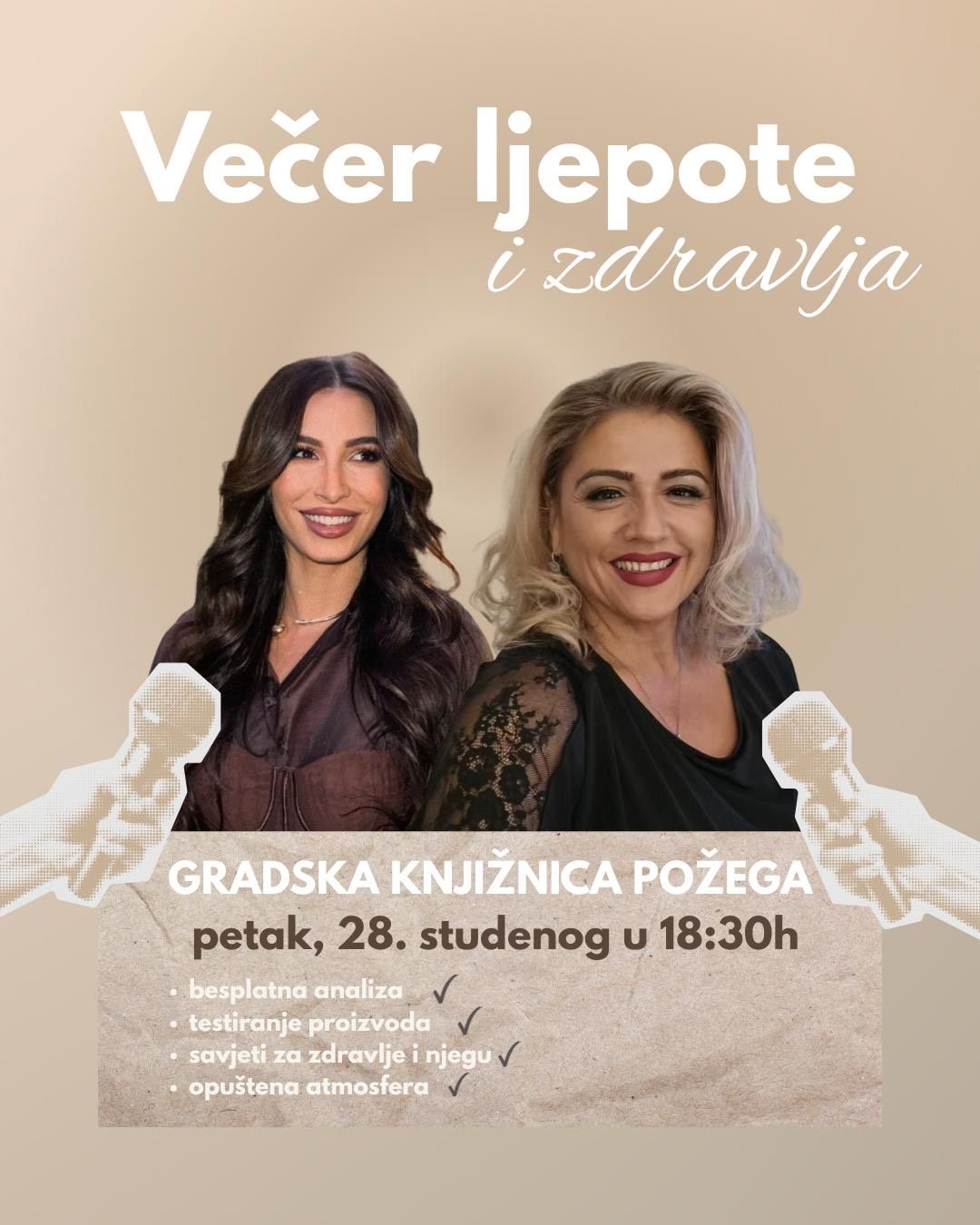 Gradska knjižnica Požega - Večer ljepote i zdravlja