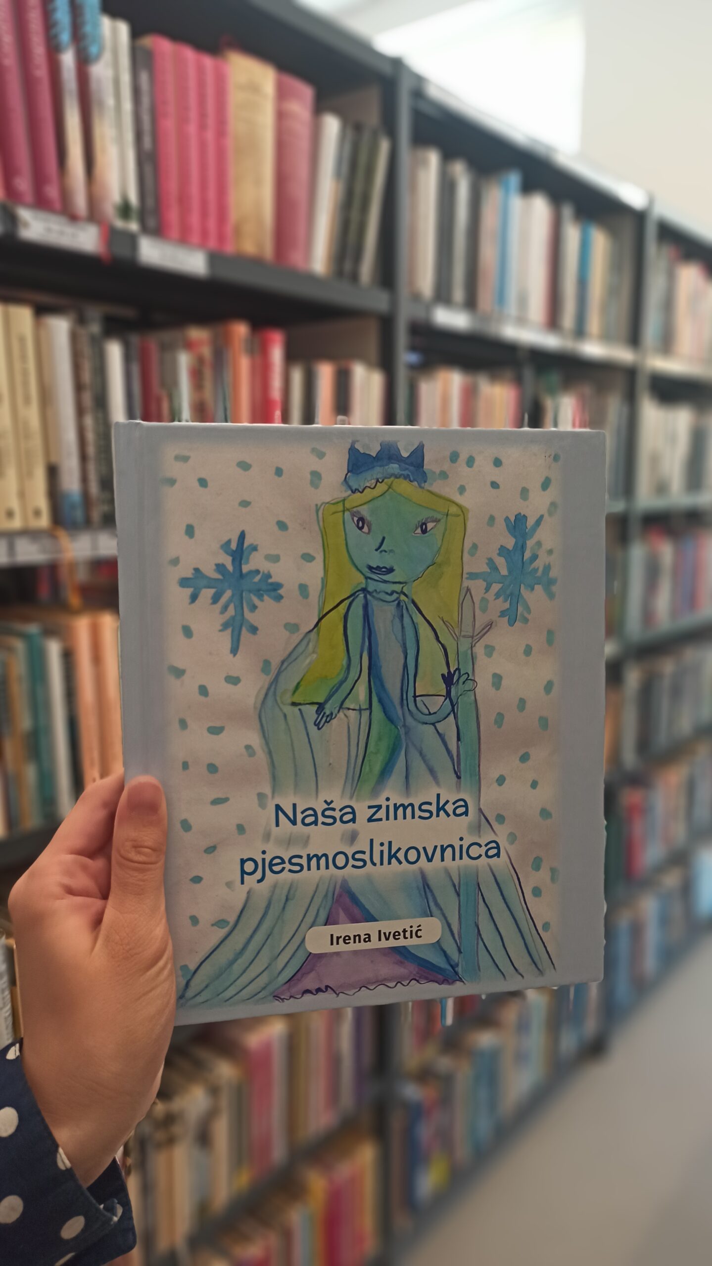 Gradska knjižnica Požega - promocija slikovnice Naša zimska pjesmoslikovnica Irene Ivetić