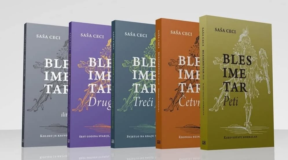 Gradska knjižnica Požega - Predstavljanje knjige Blesimetar peti Saše Cecija