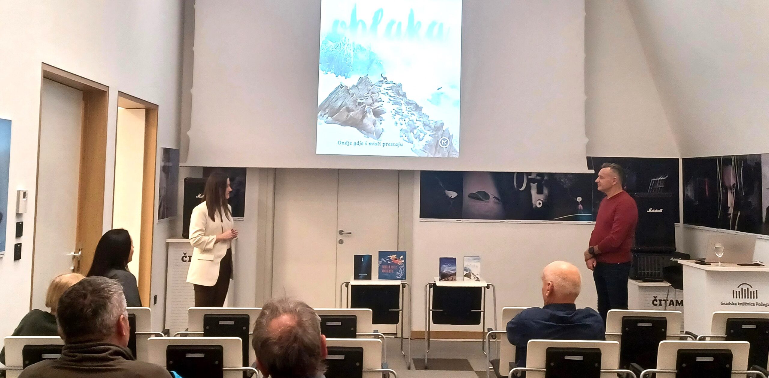 Gradska knjižnica Požega - Održana putopisna večer s Damirom Šantekom u Dvorani znanja
