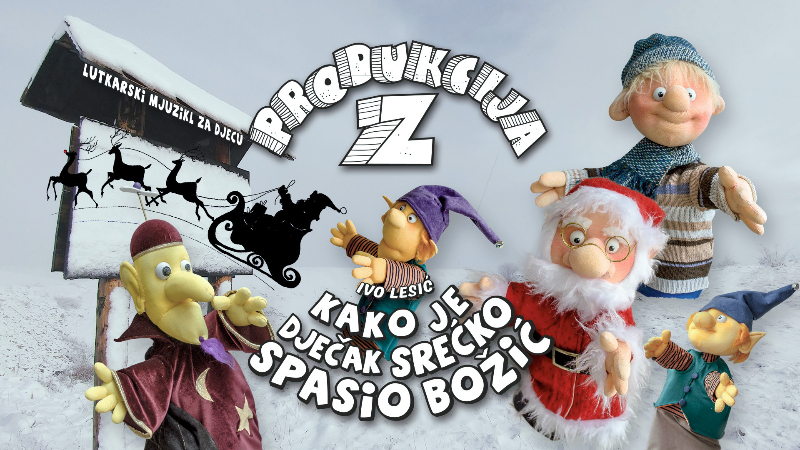 Gradska knjižnica Požega - Interaktivni lutkarski mjuzikl Kako je dječak Srećko spasio Božić