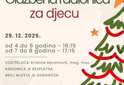 Gradska knjižnica Požega - glazbena radionica za djecu