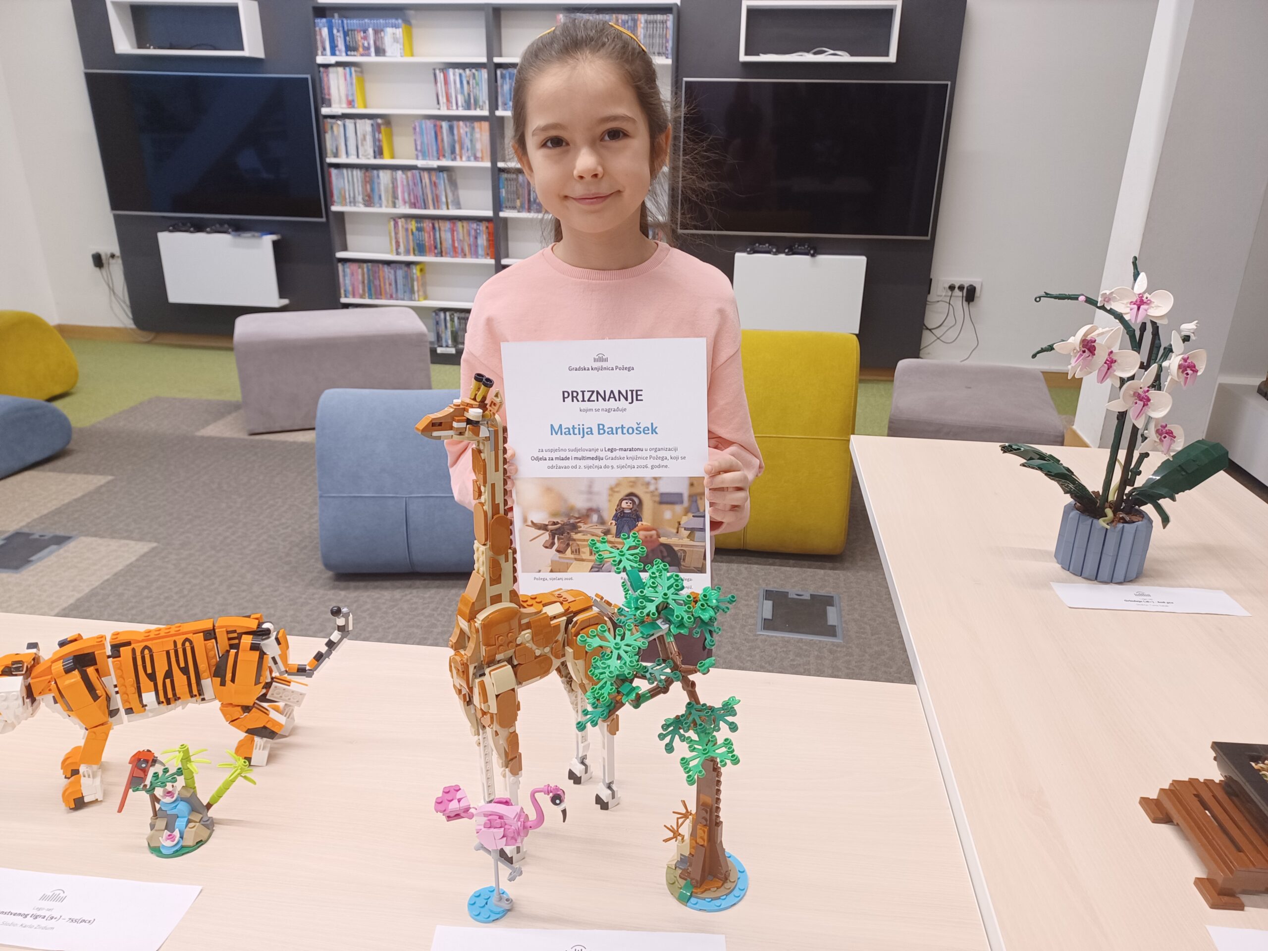 Gradska knjižnica Požega – Zimski lego-maraton za osnovnoškolce Gradska knjižnica Požega - Zimski lego-maraton za osnovnoškolce