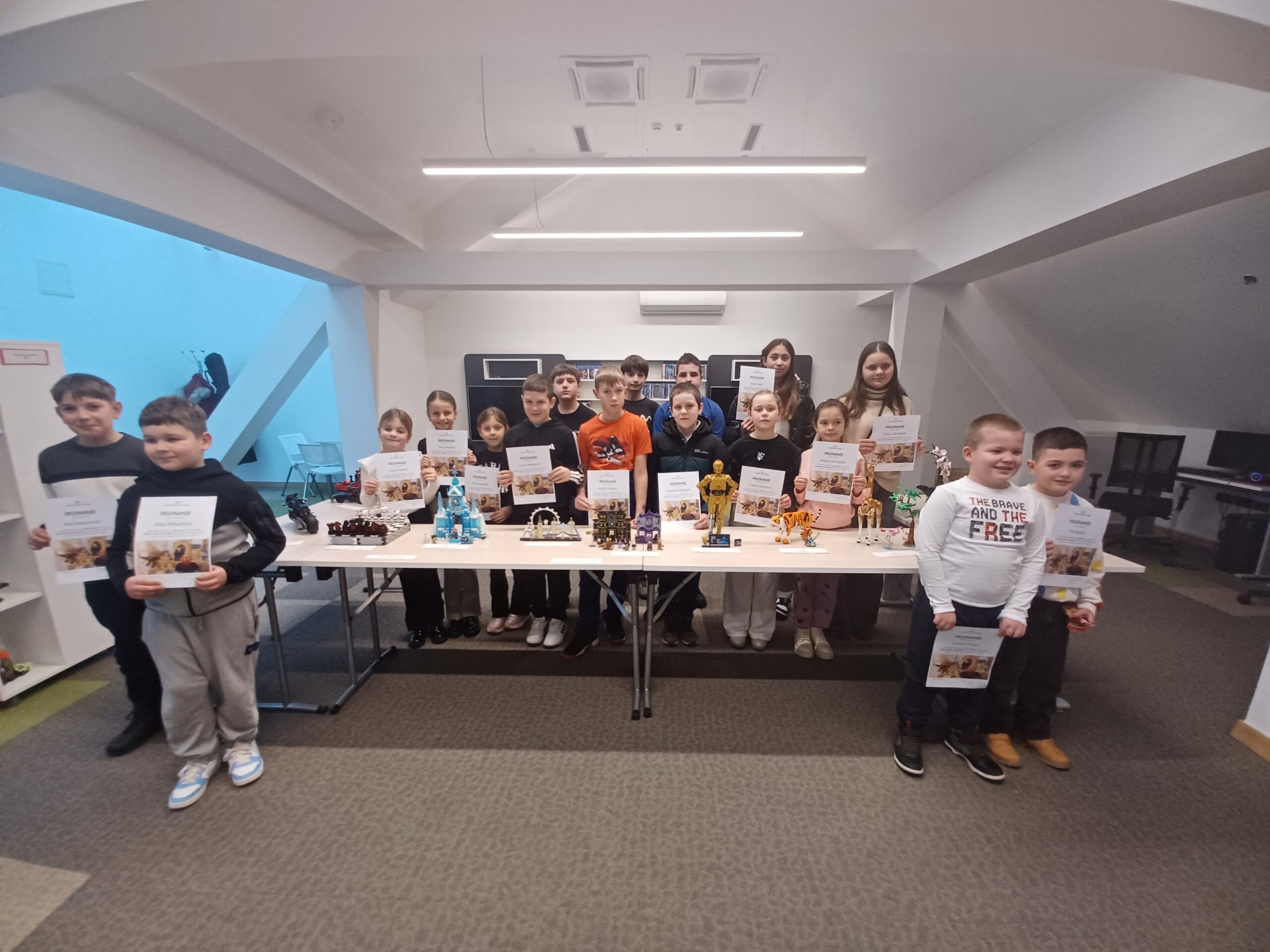 Gradska knjižnica Požega - Zimski lego-maraton za osnovnoškolce 2026.