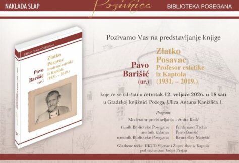 Gradska knjižnica Požega- predstavljanje monografije Zlatko Posavac