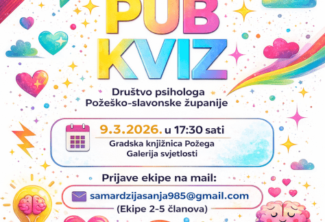 Gradska knjižnica Požega - pub kviz o mentalnom zdravlju