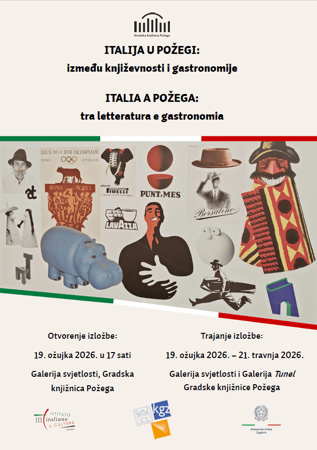 Gradska knjižnica Požega - izložba Talijanskog veleposlanstva
