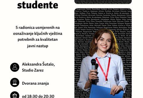 Gradska knjižnica Požega - Javni nastup za studente