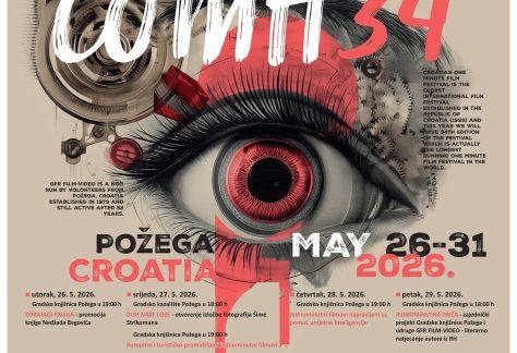 Gradska knjižnica Požega - Festival jednominutnih filmova 2026.