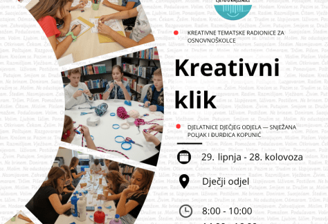 Gradska knjižnica Požega - Kreativni klik