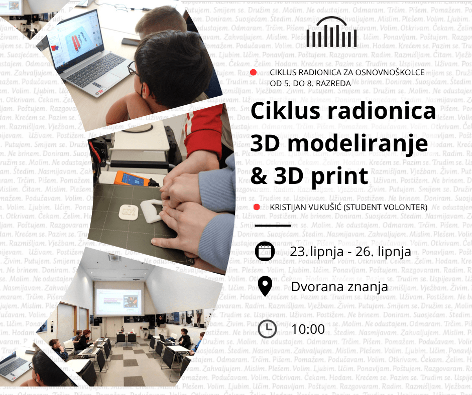 Gradska knjižnica Požega - 3D modeliranje i print
