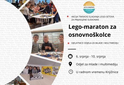 Gradska knjižnica Požega - Lego-maraton za osnovnoškolce