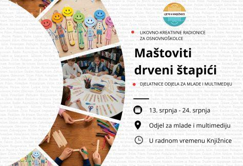 Gradska knjižnica Požega - Maštoviti drveni štapići