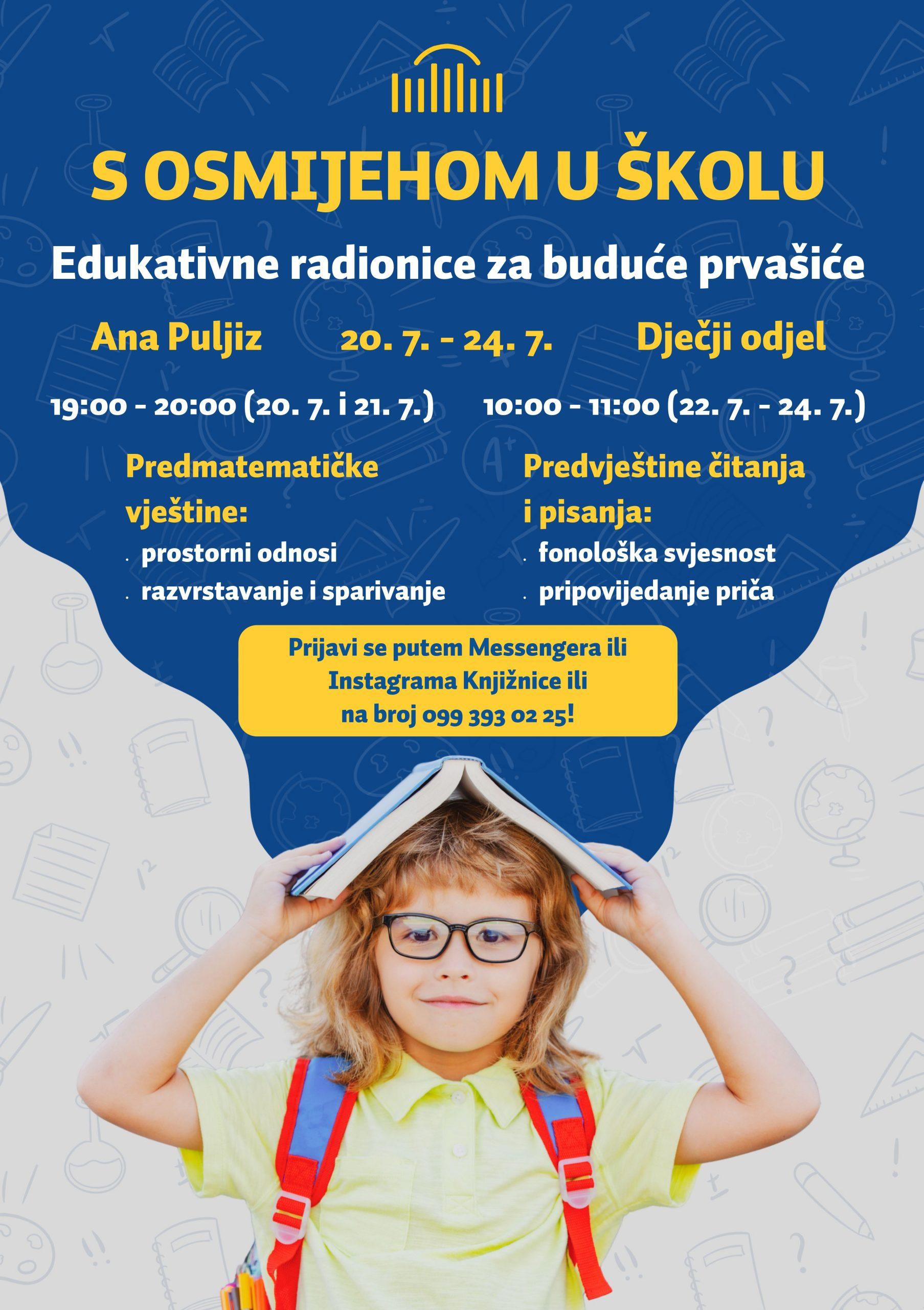 Gradska knjižnica Požega - S osmijehom u školu