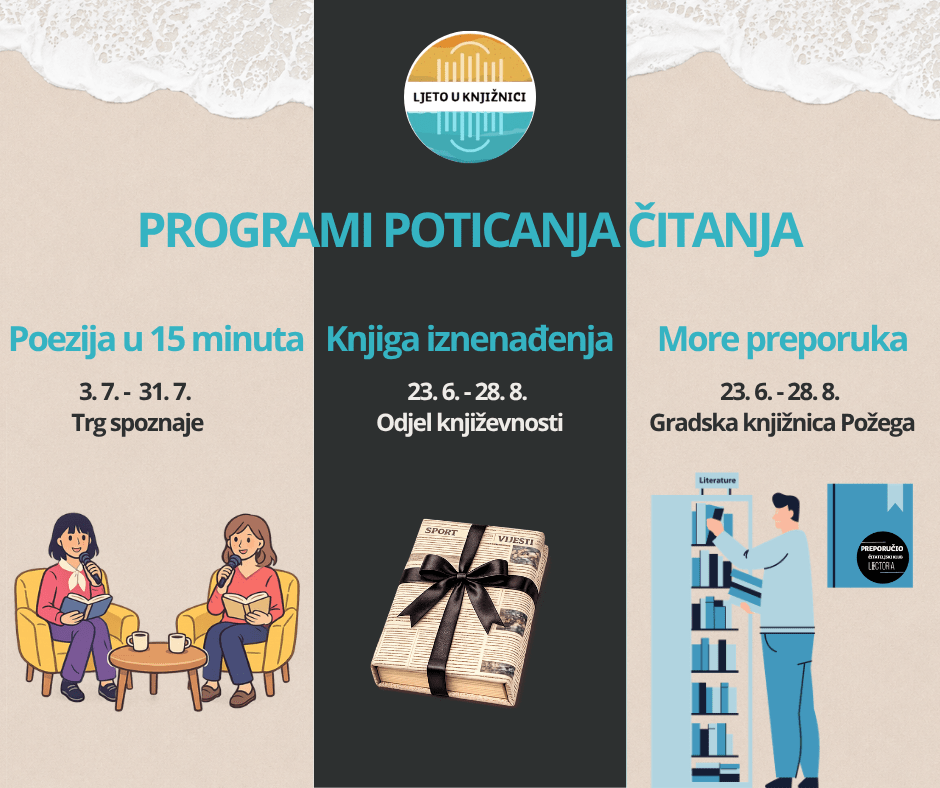 Gradska knjižnica Požega - Poezija u 15 minuta