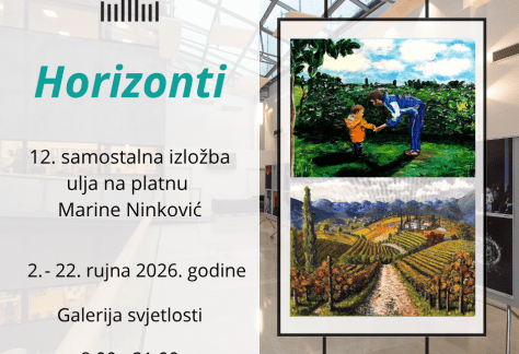 Gradska knjižnica Požega - Izložba Horizonti autorice Marine Ninković