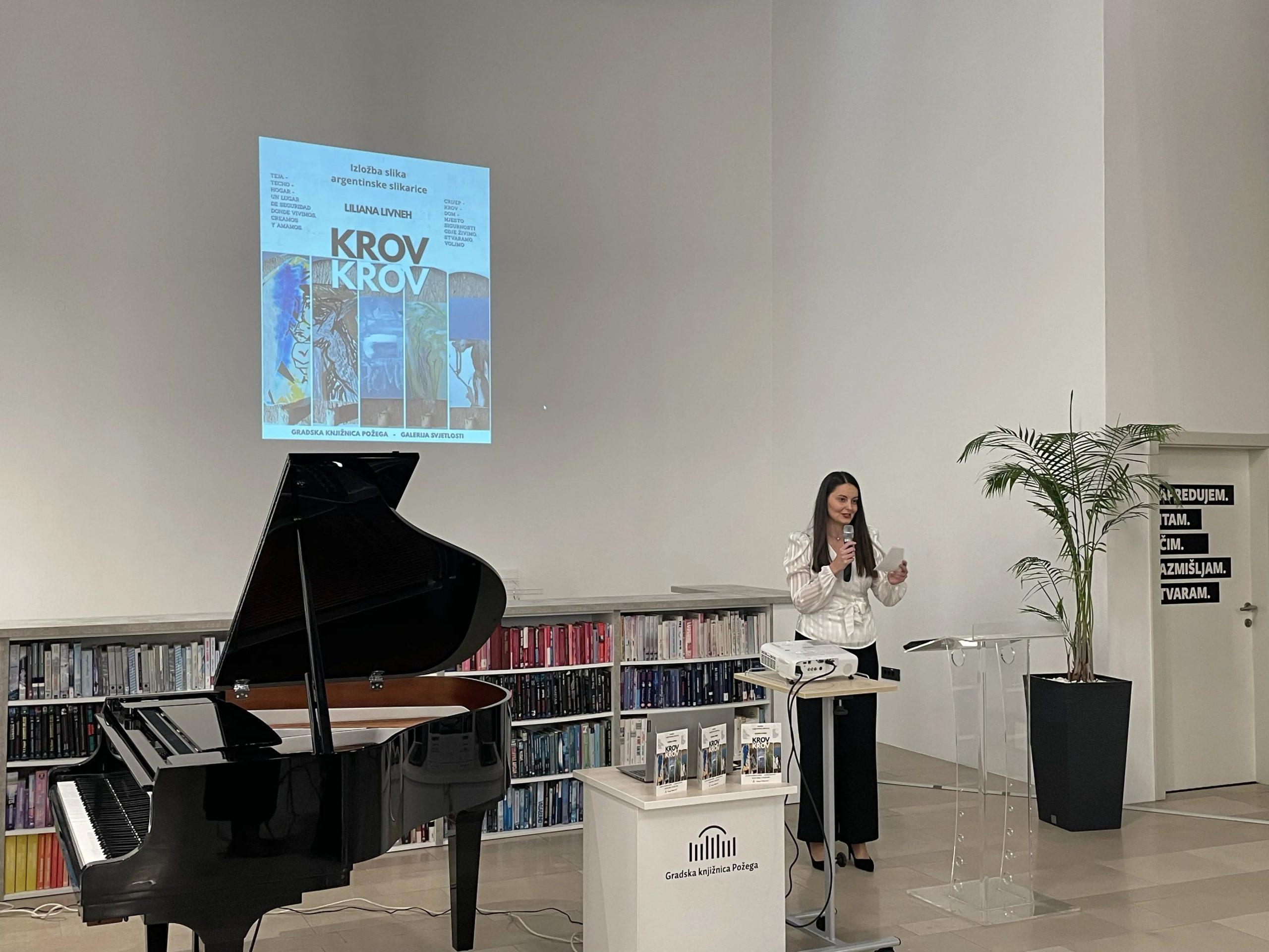 Gradska knjižnica Požega – Otvorenje izložbe Krov