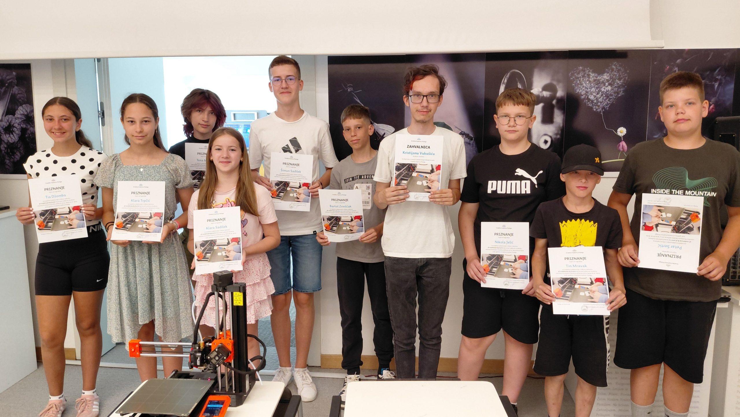 Gradska knjižnica Požega – 3D modeliranje & 3D print (2)
